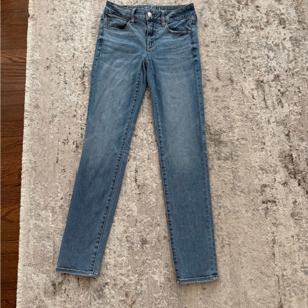 American Eagle Outfitters Blue Skinny Jeans